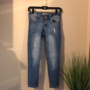 Blue Savvy Ripped Jeans